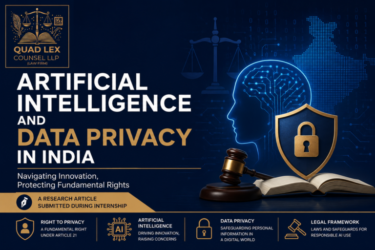 Artificial Intelligence and Data Privacy in India